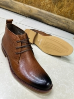 Brown laced quality leather Timberland Official boots Limited edition / Official shoes Sizes 38-46