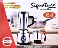 2 in 1 Signature Electric Blender with Grinder SG-BJ313SS