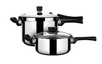 RIS-2JDo Stahl(Signature) Express Pressure Cooker 3+5 Ltr Combo