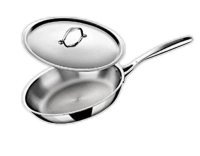 RIS-1JAd Stahl(Signature) 24 cm Artisan Triply Fry Pan + Lid
