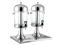 RI8-1QNb 8×2 Ltr Stainless Steel Double Bowls Juice Dispenser CS-SJD-08B